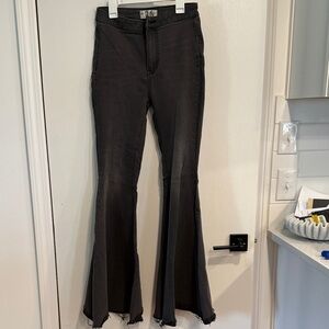 We The Free Black Flare & Wide Leg Jeans